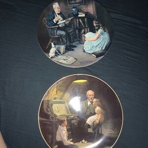 Norman Rockwell’s plates